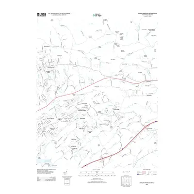 2013 Map of Indian Springs, 2013 Print