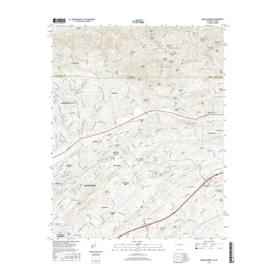 2016 Map of Indian Springs, 2016 Print