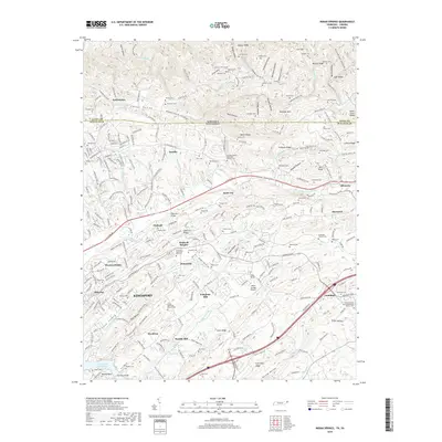 2019 Map of Indian Springs, 2019 Print