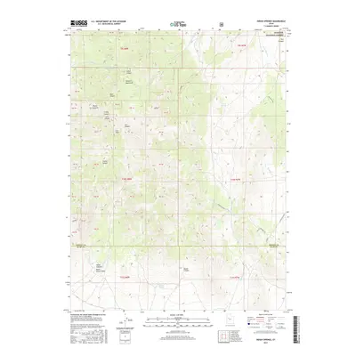 2017 Map of Indian Springs, 2017 Print