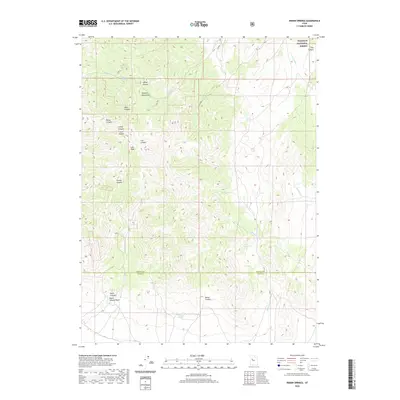 2020 Map of Indian Springs, 2020 Print