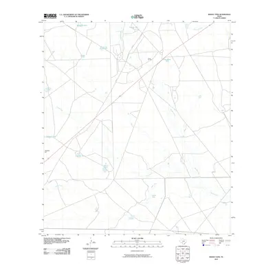 2010 Map of Indian Tank, 2010 Print