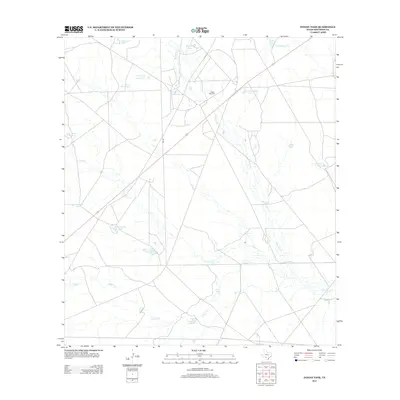 2012 Map of Indian Tank, 2012 Print