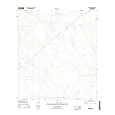 2016 Map of Indian Tank, 2016 Print