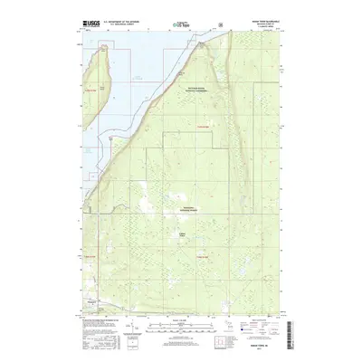 2017 Map of Indian Town, 2017 Print