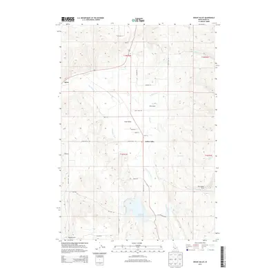 2013 Map of Indian Valley, 2013 Print