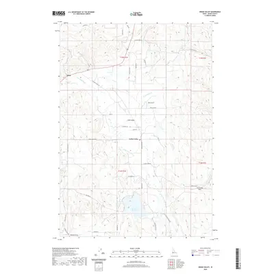 2020 Map of Indian Valley, 2020 Print