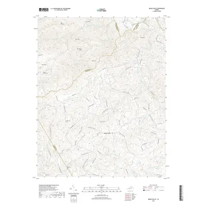 2019 Map of Indian Valley, 2019 Print