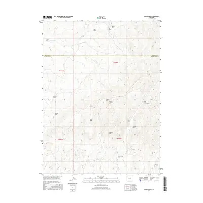 2016 Map of Indian Valley, 2016 Print