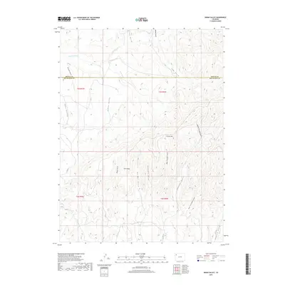 2019 Map of Indian Valley, 2019 Print