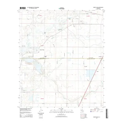 2015 Map of Indian Village, 2015 Print