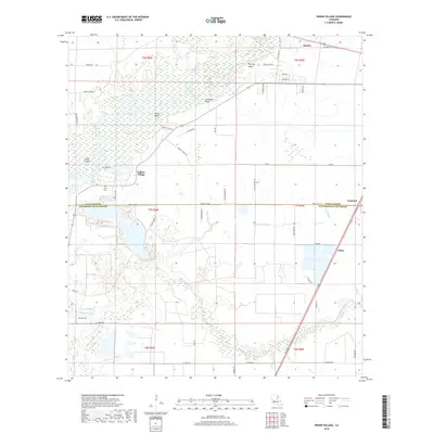2018 Map of Indian Village, 2018 Print
