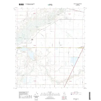 2020 Map of Indian Village, 2020 Print