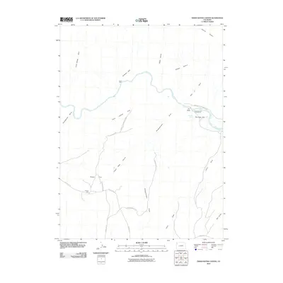 2010 Map of Indian Water Canyon, 2010 Print