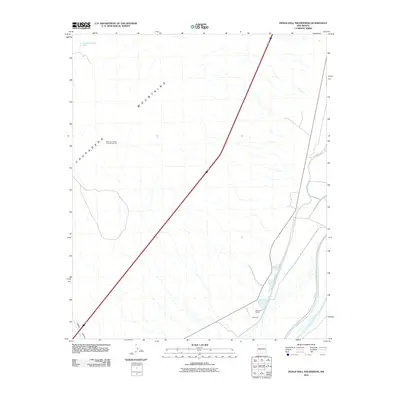 2010 Map of Indian Well Wilderness, 2010 Print