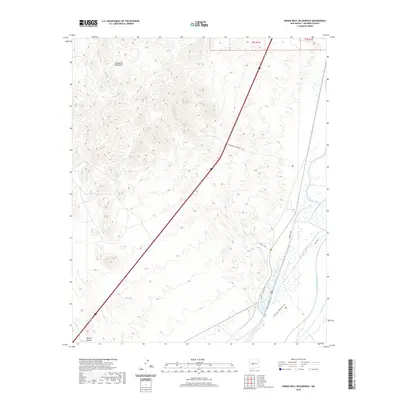 2020 Map of Indian Well Wilderness, 2020 Print