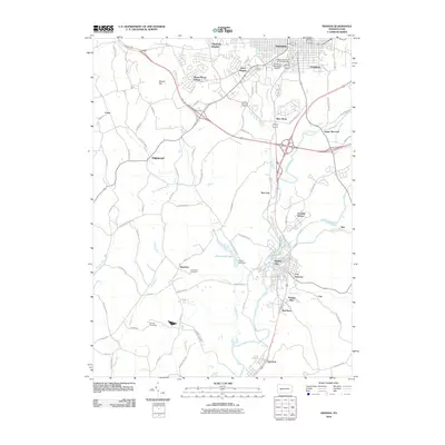 2010 Map of Indiana, 2010 Print