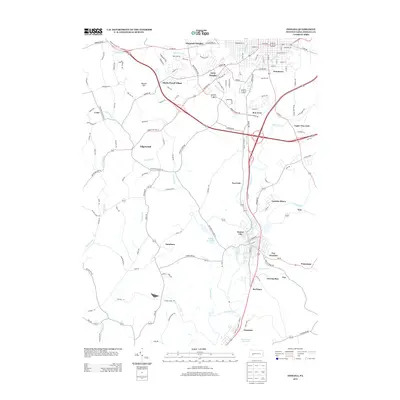 2013 Map of Indiana, 2013 Print