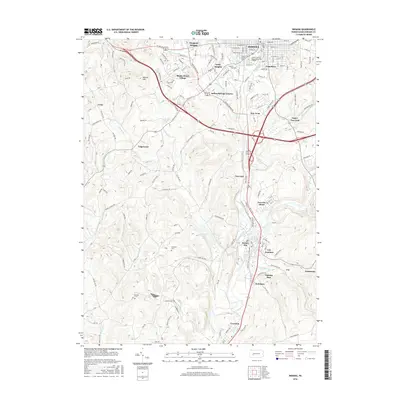 2016 Map of Indiana, 2016 Print