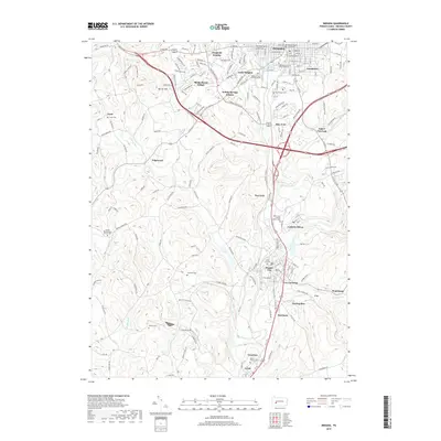 2019 Map of Indiana, 2019 Print