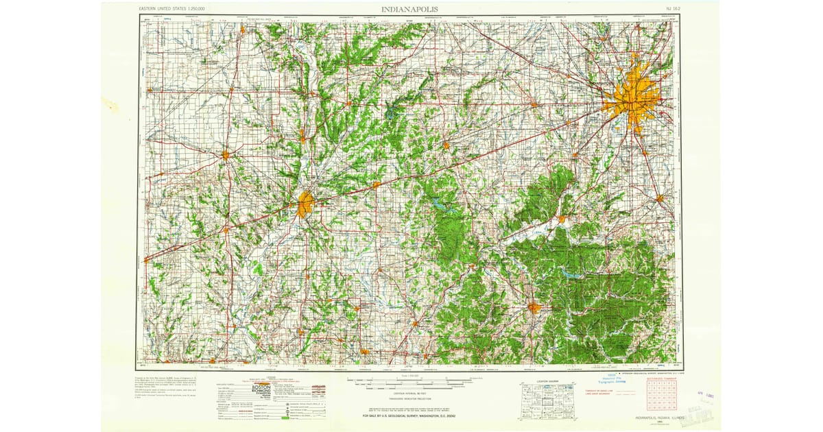 1950s Maps of Hindustan IN Pastmaps - Indianapolis Marion County In Usgs Topo 1953 P1965 Og 1200x630