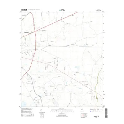 2014 Map of Indianola, 2014 Print
