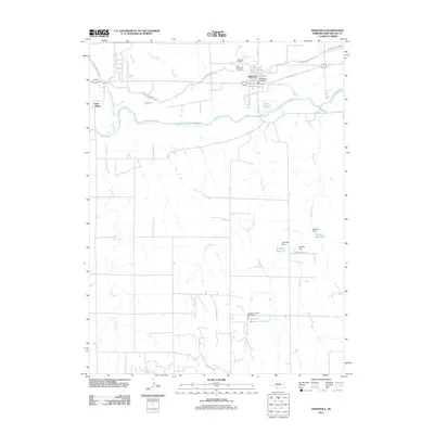 2011 Map of Indianola, 2011 Print