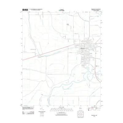 2012 Map of Indianola, 2012 Print