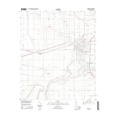 2015 Map of Indianola, 2015 Print