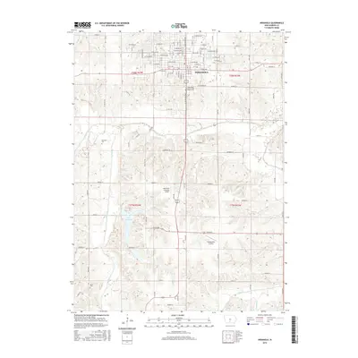 2015 Map of Indianola, 2015 Print