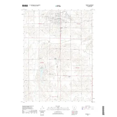 2018 Map of Indianola, 2018 Print