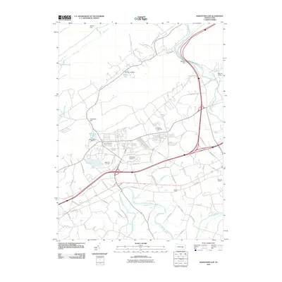 2010 Map of Indiantown Gap, 2010 Print