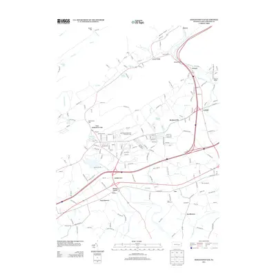 2013 Map of Indiantown Gap, 2013 Print