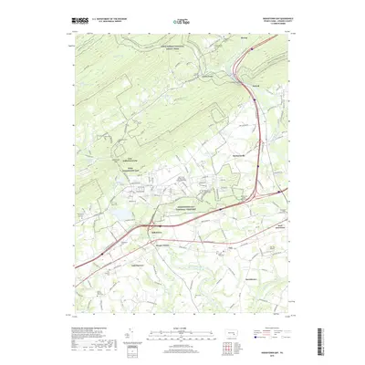 2019 Map of Indiantown Gap, 2019 Print