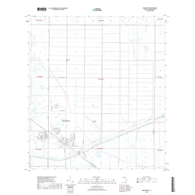 2018 Map of Indiantown, 2018 Print