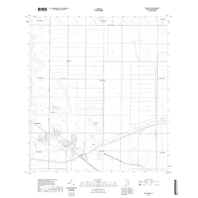 2021 Map of Indiantown, 2021 Print