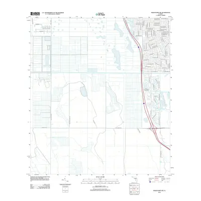 2012 Map of Indiantown NW, 2012 Print