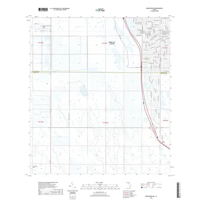 2018 Map of Indiantown NW, 2018 Print
