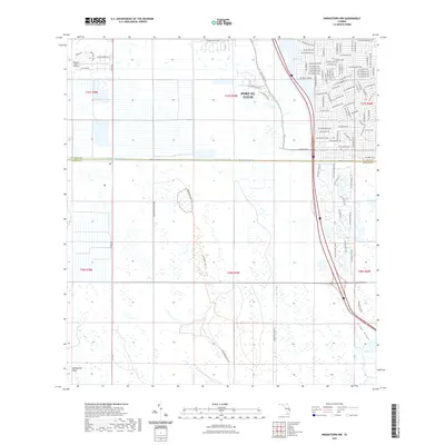 2021 Map of Indiantown NW, 2021 Print