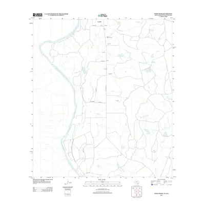 2012 Map of Indio Creek, 2012 Print