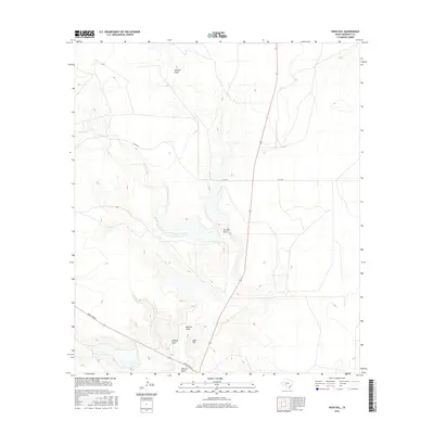 2016 Map of Indio Hill, 2016 Print