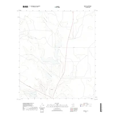 2019 Map of Indio Hill, 2019 Print