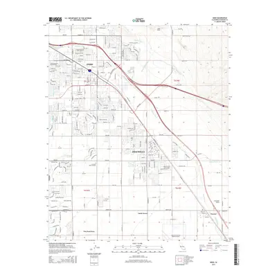 2015 Map of Indio, 2015 Print