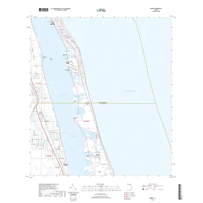 2018 Map of Indrio, 2018 Print