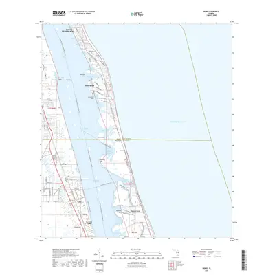 2021 Map of Indrio, 2021 Print