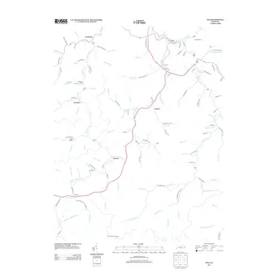 2013 Map of Inez, 2013 Print