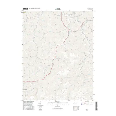 2016 Map of Inez, 2016 Print