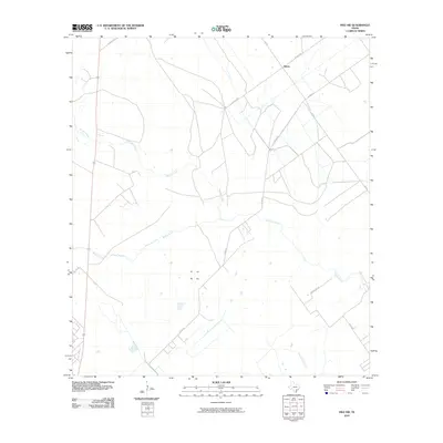 2010 Map of Inez NW, 2010 Print