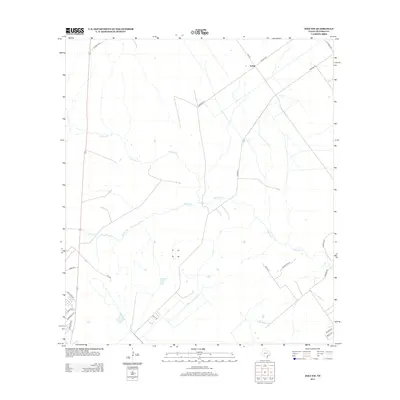 2013 Map of Inez NW, 2013 Print
