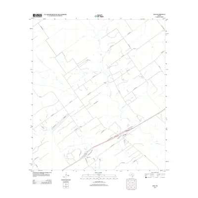 2013 Map of Inez, 2013 Print